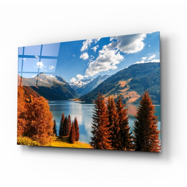 Staklena slika Insigne Lake View, 110 x 70 cm