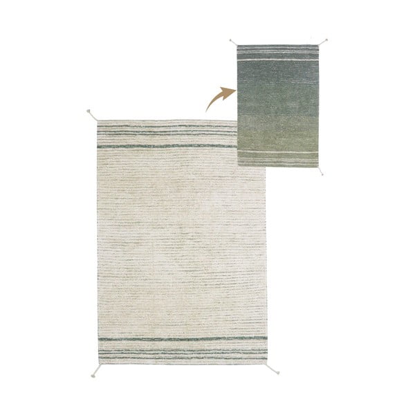 Zeleni/plavi pamučan tepih 170x240 cm Twin Vintage – Lorena Canals-image-3