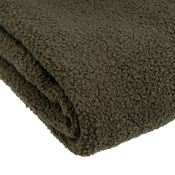 Zelena deka od sherpa flisa 130x160 cm Sherpa Bouclé – Casa Selección-image-2