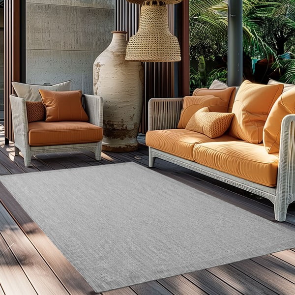 Svijetlo sivi unutarnji i vanjski tepih 200x290 cm Giza 1410 – Ayyildiz Carpets-image-1