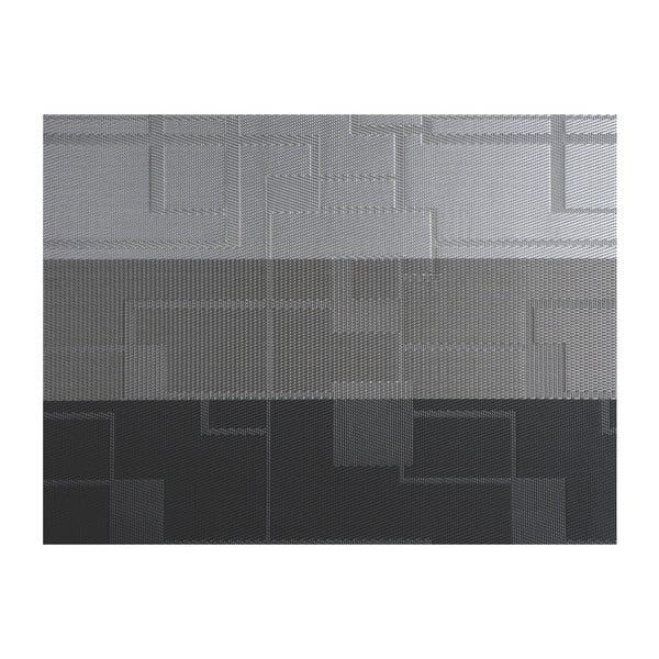 Siva plastična garnitura Tiseco Home Studio Chiné Stripe, 30 x 45 cm