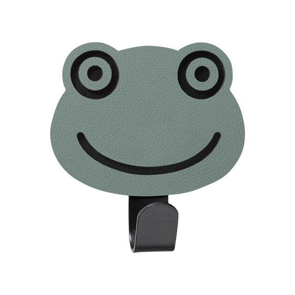 Prljavo zelena željezna kuka s postavljanjem bez bušenja Frog Nupo – LIND DNA