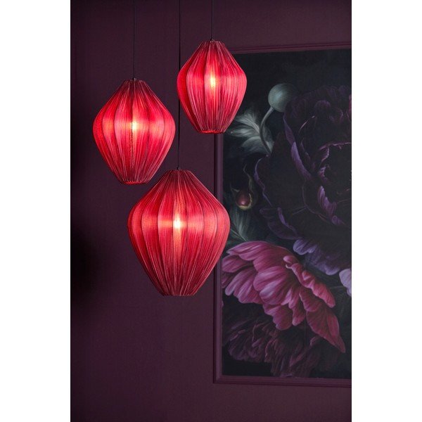 Bordo viseća svjetiljka s tekstilnim sjenilom ø 12 cm Verita – Light & Living-image-1