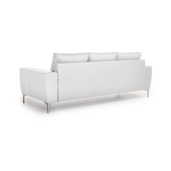 Bijela kožna sofa Scandic Twigo, 227 cm-image-3