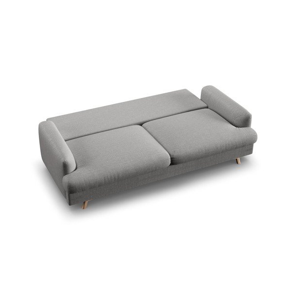 Siva sklopiva/s prostorom za odlaganje sofa 233 cm Naomi – Micadoni -image-4