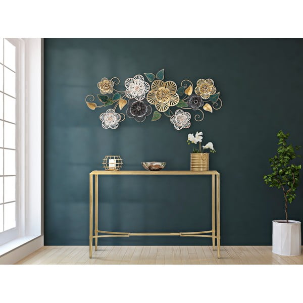 Metalna viseća dekoracija sa cvjetnim uzorkom Mauro Ferretti Campur -B-, 118 x 58 cm-image-1