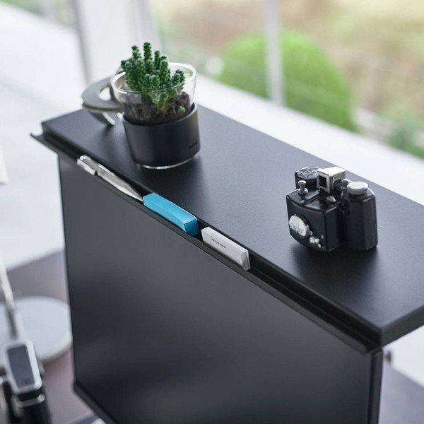 Crno metalno postolje za monitor Tower – YAMAZAKI-image-3