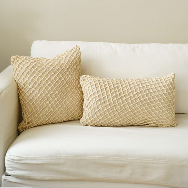 Pamučna ukrasna jastučnica 30x50 cm Net – Mioli Decor-image-1