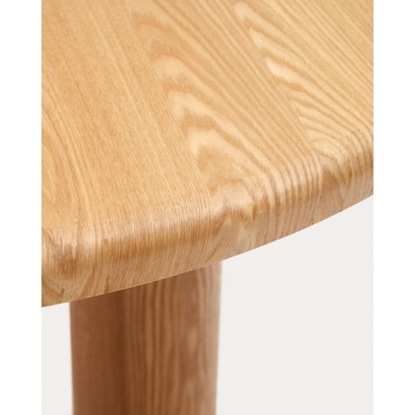 Okrugli blagovaonski stol u dekoru jasena ø 120 cm Mailen – Kave Home-image-3