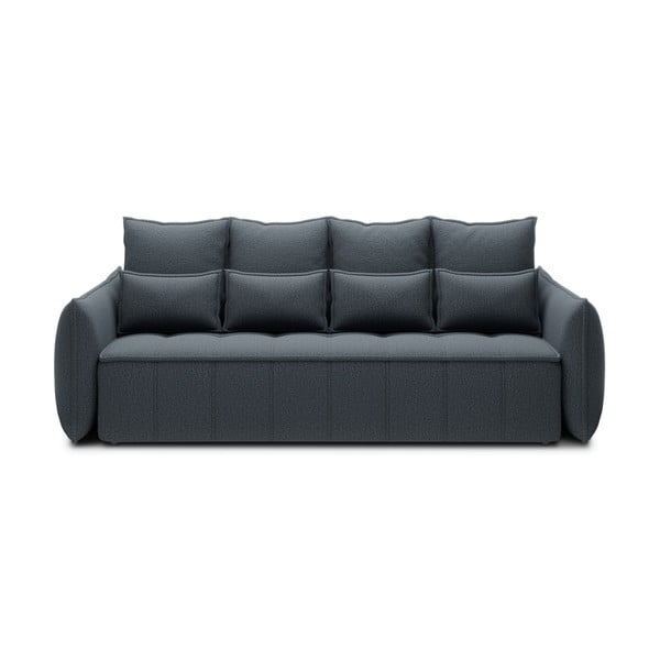 Plava sklopiva/s prostorom za odlaganje sofa od šenila 242 cm Weltton – ELTAP