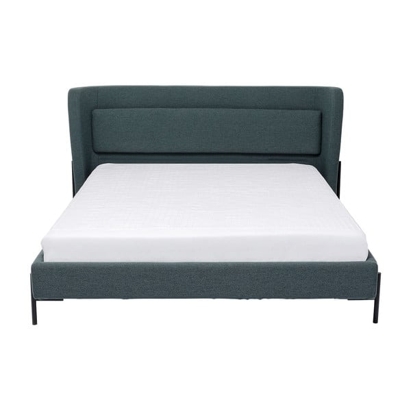Tamno zeleni tapecirani bračni krevet 180x200 cm Tivoli – Kare Design