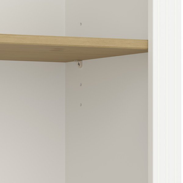 Bijeli regal u dekoru bora 82x189 cm Nola - Tvilum-image-4