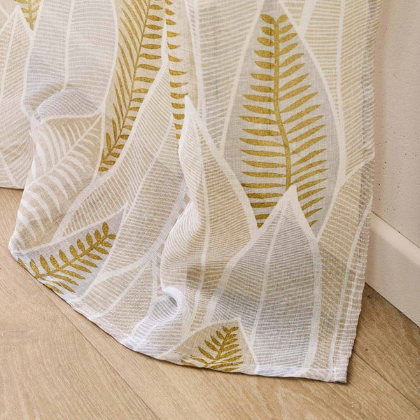 Bež prozirna zavjesa od voila 140x240 cm Kim – douceur d'intérieur-image-4