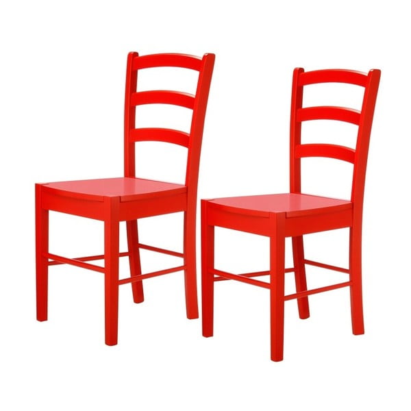 Set od 2 crvene Støraa Trento Quer stolice