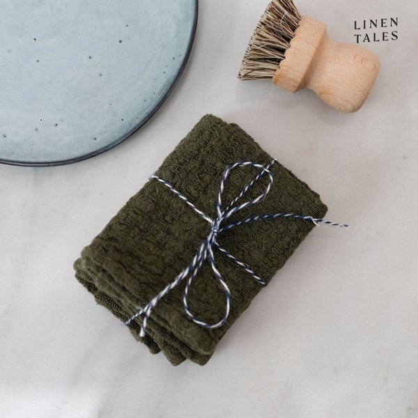Laneni ručnici u setu od 2 kom 26x26 cm - Linen Tales-image-4