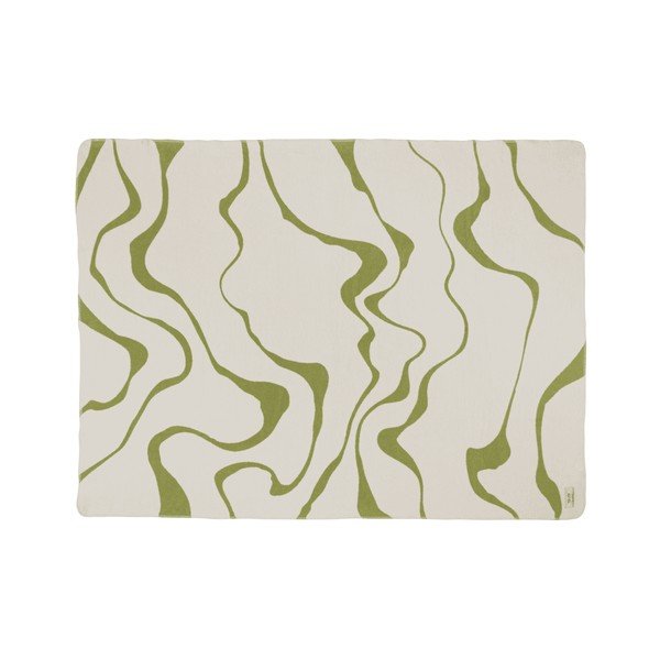 Zelena/krem deka 150x200 cm Felu – noo.ma-image-3