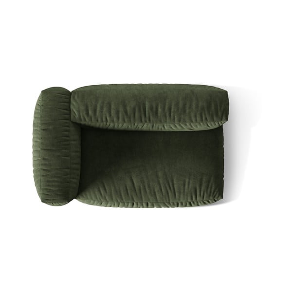 Zelena baršunasti modularna sjedeća garnitura (s lijevim kutom) Martina – Micadoni -image-3