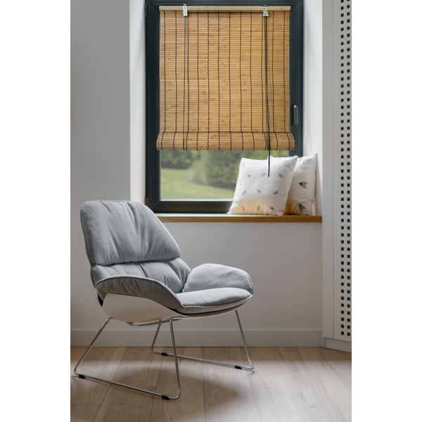 Rolete  od bambusa u prirodnoj boji 100x160 cm Zeva – Gardinia-image-1
