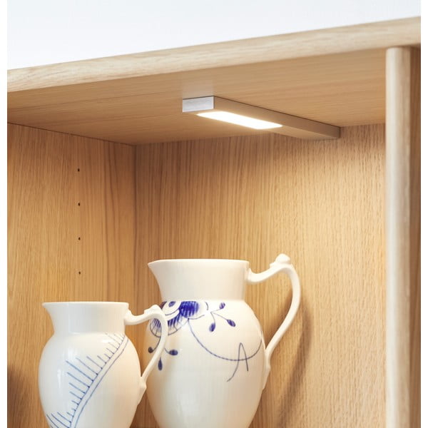 Vitrina s rasvjetom u dekoru hrasta 89x206 cm Mistral - Hammel Furniture-image-1