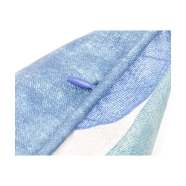 Modrý povlak na polštář WeLoveBeds Circles, 60 x 60 cm-image-2