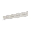 Bijela metalna zidna vješalica 70 cm Leatherman – Spinder Design