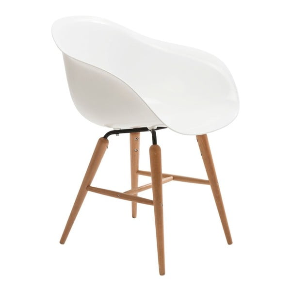 Bijela blagovaonska stolica Kare Design Armlehe Forum