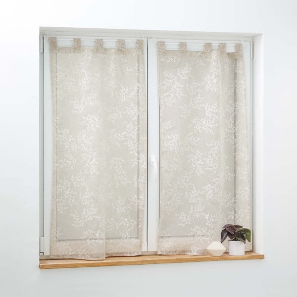 Svjetlo smeđe prozirne zavjese u setu 2 kom 60x120 cm Karla – douceur d'intérieur-image-2
