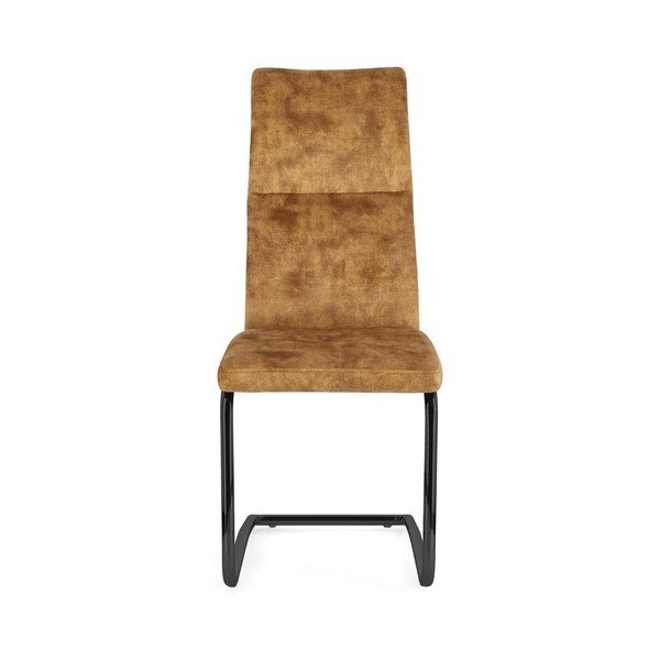 Senf žuta podstavljena blagovaonska stolica Thelma – Bizzotto-image-2