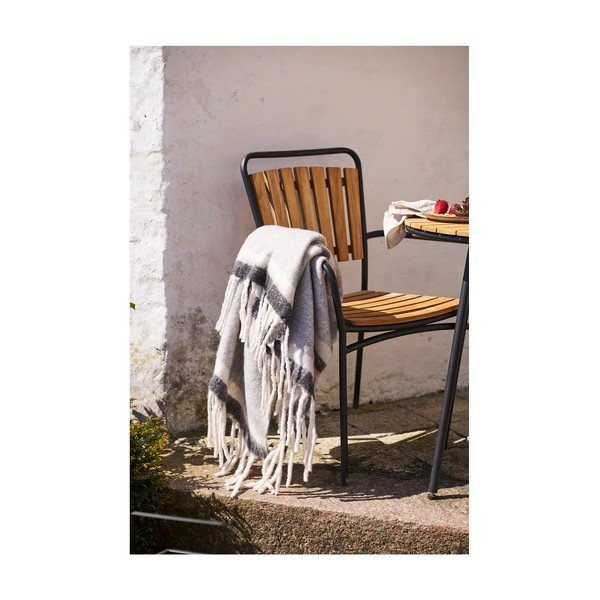 Siva deka od mješavine vune 130x170 cm Carmel – House Nordic-image-1