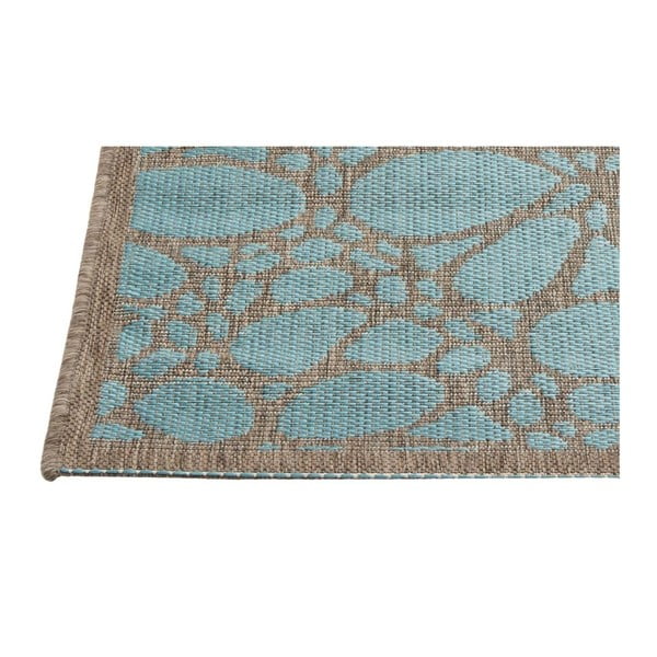 Plavi vanjski tepih Floorita Fiore, 160 x 230 cm-image-1