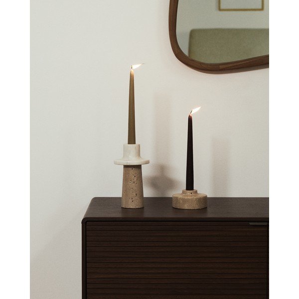 Kameni svijećnjak Zalvori – Kave Home-image-1