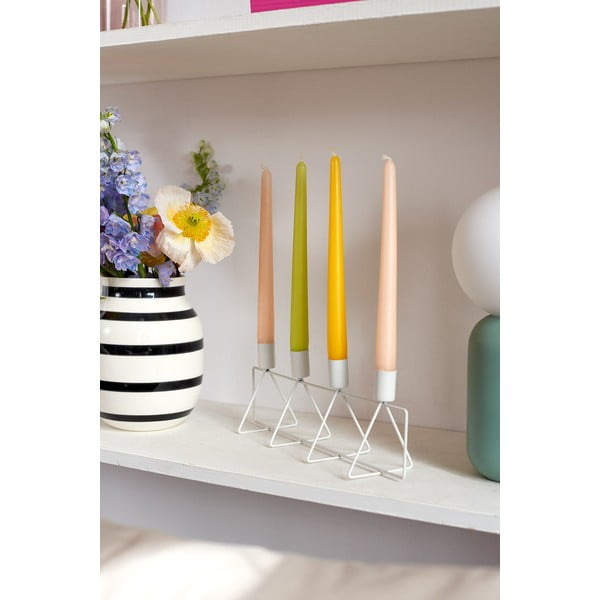 Bijeli svijećnjak za 4 svijeće PT LIVING, dužina 40 cm-image-2