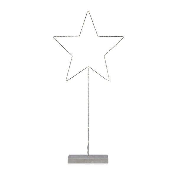 Podna LED osvijetljena dekoracija Markslöjd Malin Star, visina 83 cm