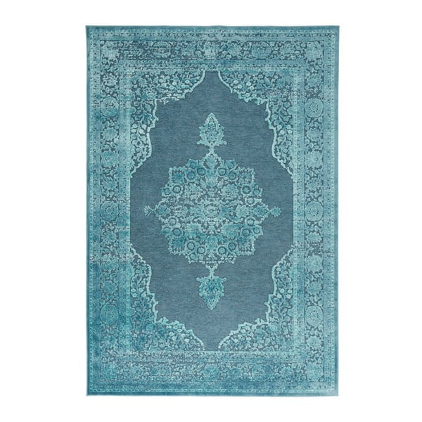 Plavi tepih od viskoze Mint Rugs Willow, 120 x 170 cm