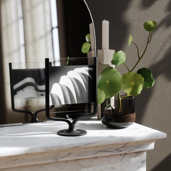 Crni metalni stojeći okvir 18x25 cm Wishbone – Umbra-image-1