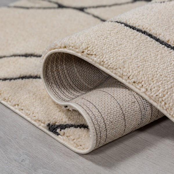 Krem tepih 120x170 cm Flow – Flair Rugs-image-3