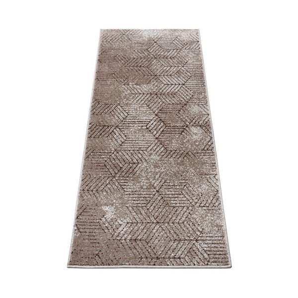 Smeđa staza Hanse Home Lux Polygon, 70 x 200 cm-image-2