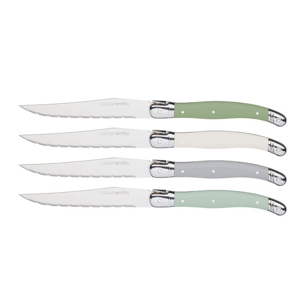 Set od 4 noža za odrezke Kitchen Craft Colourworks