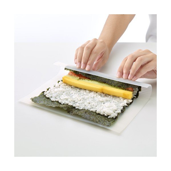 Set od 8 silikonskih prostirki za pripremu sushi Lekué-image-1