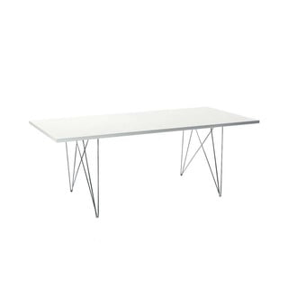 Bijeli blagovaonski stol Magis Bella, 200 x 90 cm