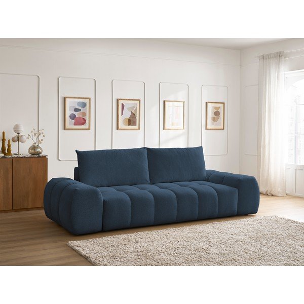 Tamno plava sofa od šenila 278 cm Everest – Bobochic Paris-image-1