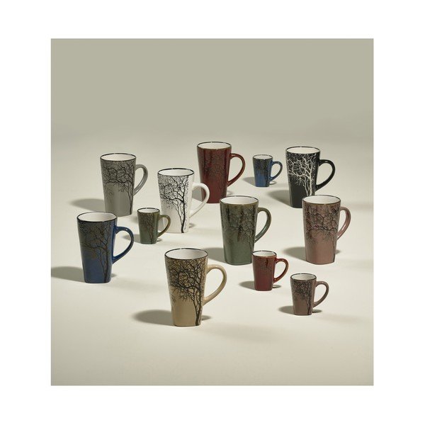 Svijetlo ružičaste šalice u setu 4 kom za espresso od kamenine 100 ml Hela – Villa Collection-image-3