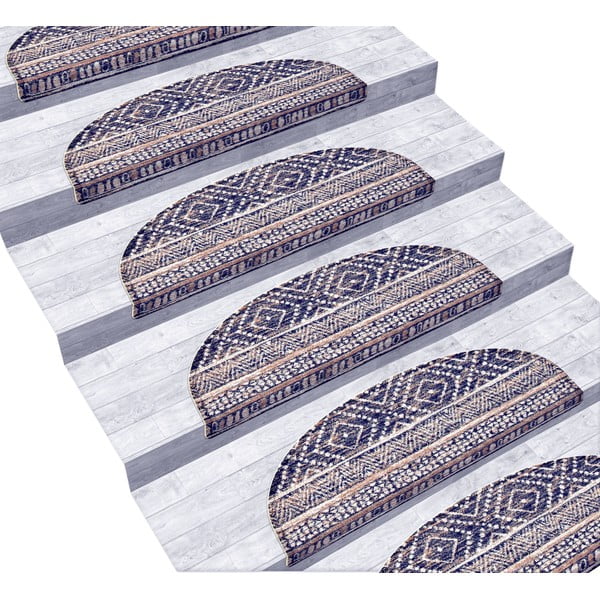 Bež tepisi za stepenice u setu od 16 kom Cottage Warmth - Vitaus, 65 x 20 cm-image-1