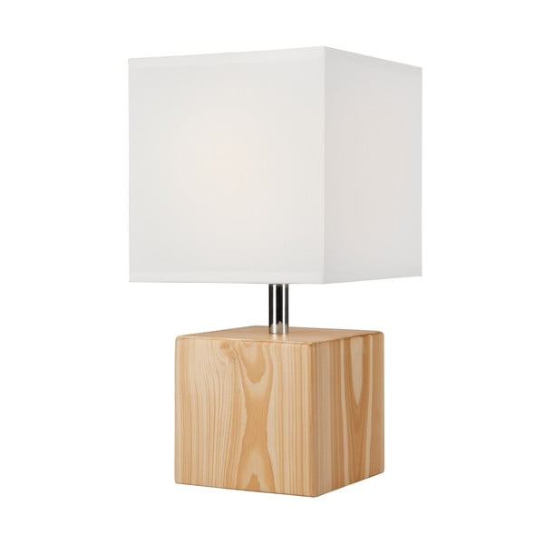 Svjetlo smeđa stolna lampa s tekstilnim sjenilom (visina 29,5 cm) Natura – LAMKUR