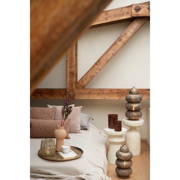 Terazzo okrugao pomoćni stol ø 32 cm Sella – Light & Living-image-3
