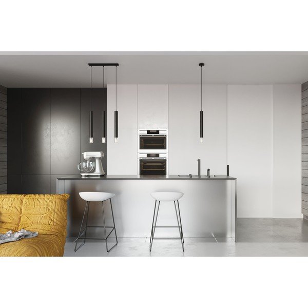 Crna metalna viseća svjetiljka ø 8 cm Vittoria – Sollux-image-2