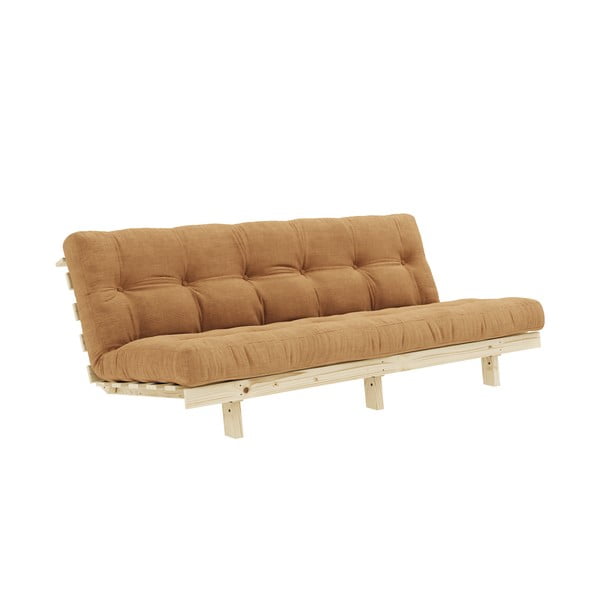 Senf žuta/svjetlo smeđa sofa od samta 200 cm Lean – Karup Design-image-3