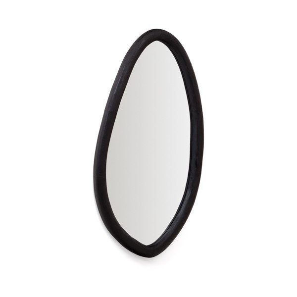 Zidno ogledalo s okvirom od masivnog drveta 60x110 cm Magrit – Kave Home