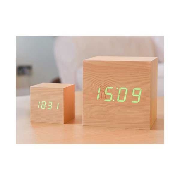LED budilica Kliknite na Clock Maxi Green-image-2