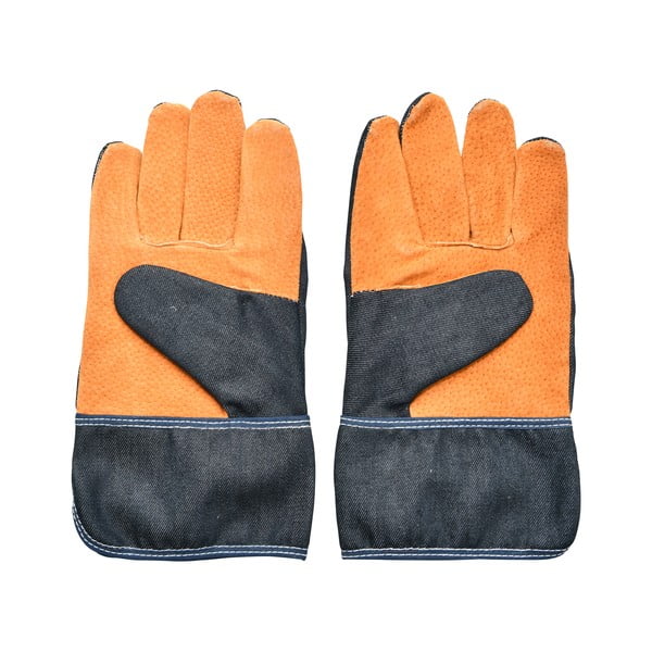 Plavo-narančaste rukavice za vrt Esschert Design Denim